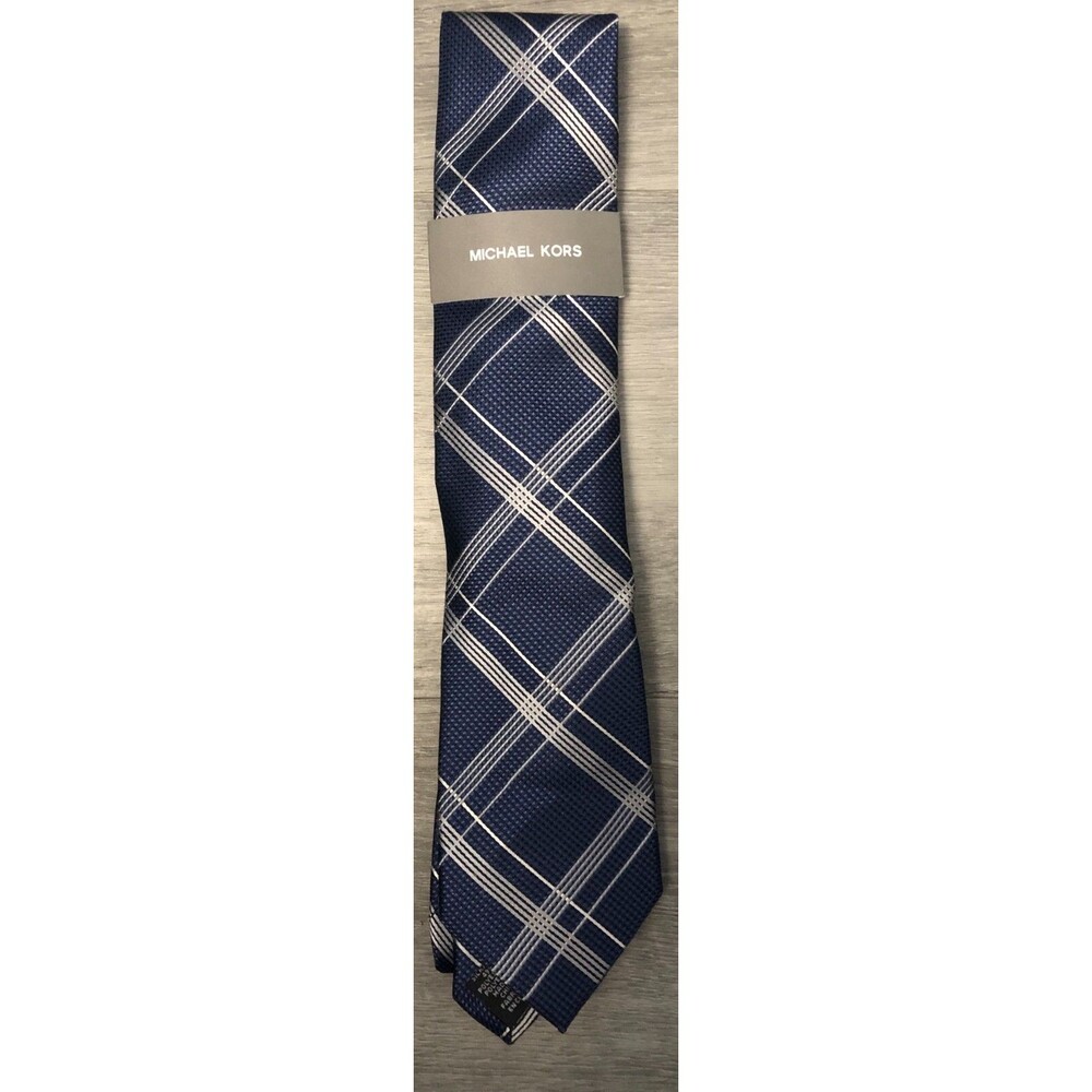 Men's Michael Kors Dark Blue Tie NWT B4